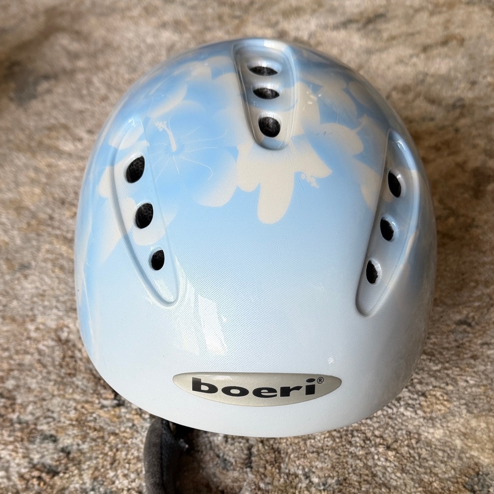 Boeri Blue and White Helmet Size M